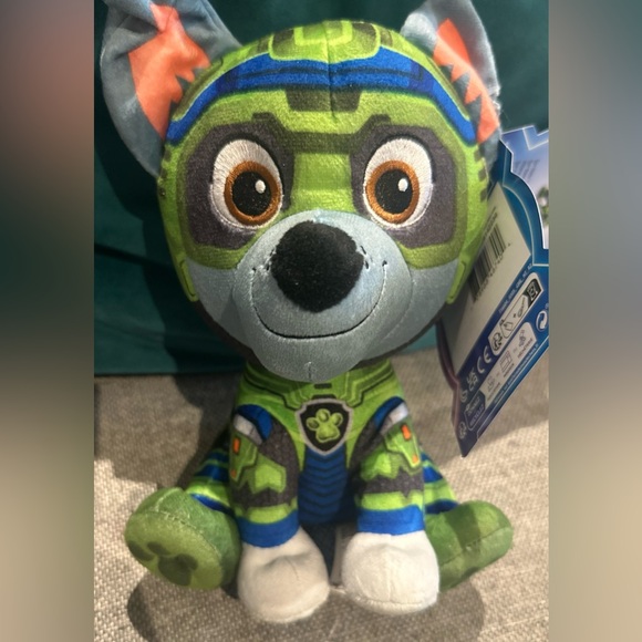 Nickelodeon Paw Patrol movie Rocky stuffed animal - Picture 6 of 8